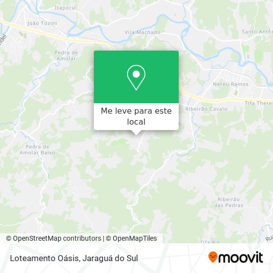 Loteamento Oásis mapa
