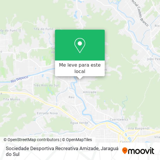 Sociedade Desportiva Recreativa Amizade mapa