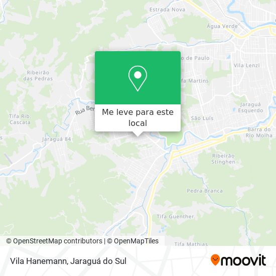 Vila Hanemann mapa