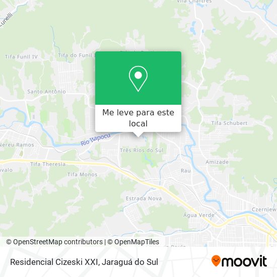 Residencial Cizeski XXI mapa