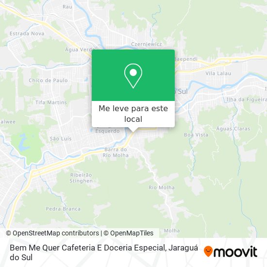 Bem Me Quer Cafeteria E Doceria Especial mapa