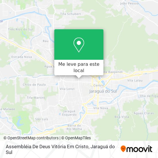 Assembléia De Deus Vitória Em Cristo mapa