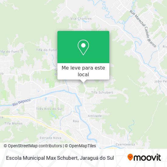 Escola Municipal Max Schubert mapa