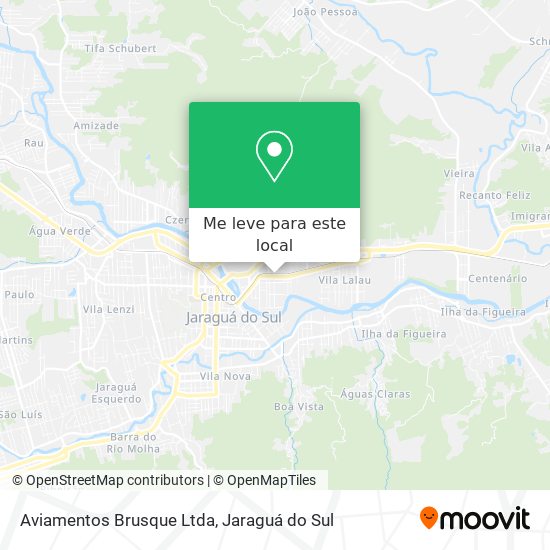 Aviamentos Brusque Ltda mapa