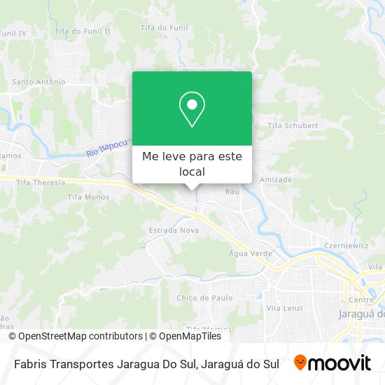Fabris Transportes Jaragua Do Sul mapa