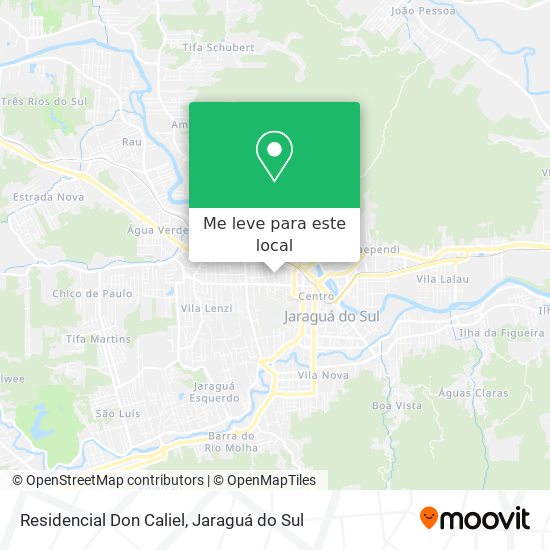 Residencial Don Caliel mapa