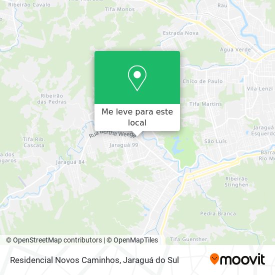 Residencial Novos Caminhos mapa