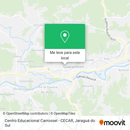 Centro Educacional Carrossel - CECAR mapa