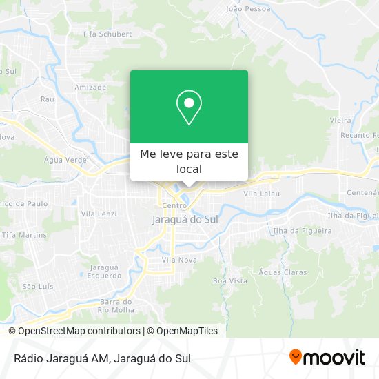 Rádio Jaraguá AM mapa