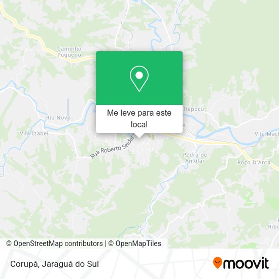 Corupá mapa