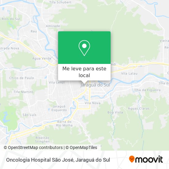 Oncologia Hospital São José mapa