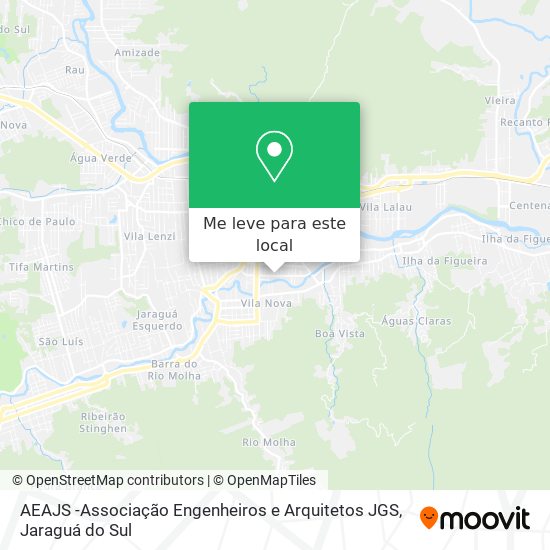 AEAJS -Associação Engenheiros e Arquitetos JGS mapa