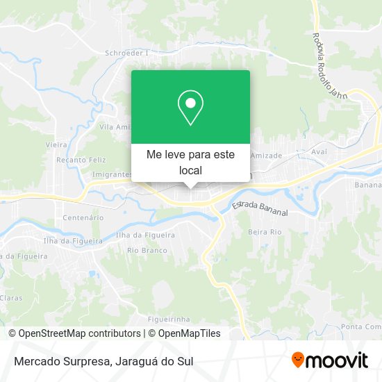 Mercado Surpresa mapa