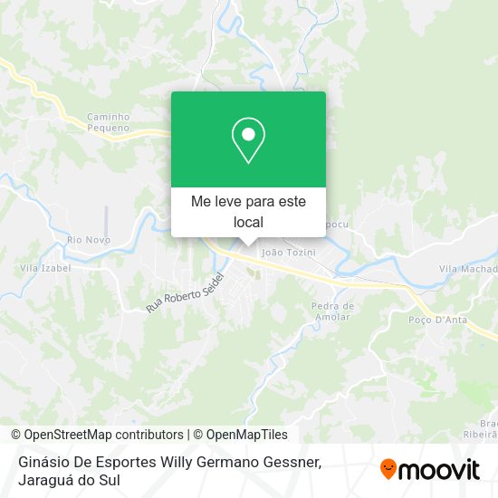 Ginásio De Esportes Willy Germano Gessner mapa
