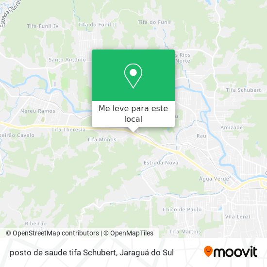 posto de saude tifa Schubert mapa