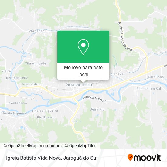 Igreja Batista Vida Nova mapa
