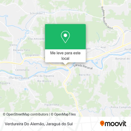 Verdureira Do Alemão mapa