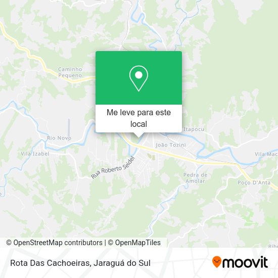 Rota Das Cachoeiras mapa