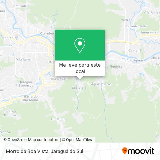 Morro da Boa Vista mapa