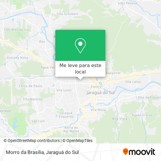 Morro da Brasilia mapa