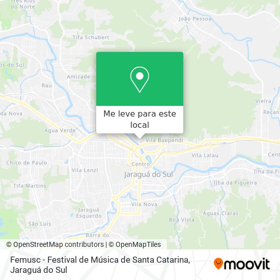 Femusc - Festival de Música de Santa Catarina mapa