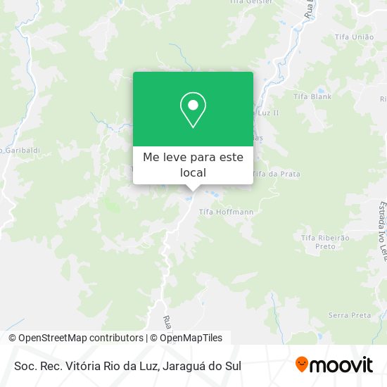 Soc. Rec. Vitória Rio da Luz mapa