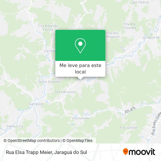 Rua Elsa Trapp Meier mapa