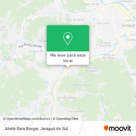 Ateliê Sara Burger mapa