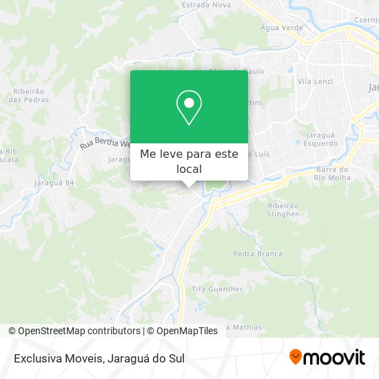 Exclusiva Moveis mapa