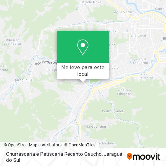 Churrascaria e Petiscaria Recanto Gaucho mapa