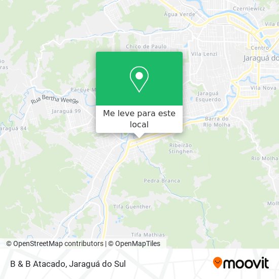 B & B Atacado mapa