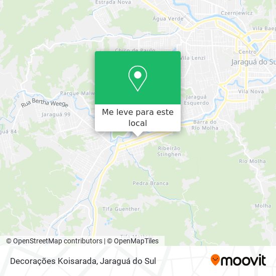 Decorações Koisarada mapa