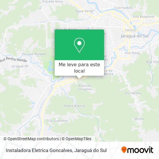 Instaladora Eletrica Goncalves mapa