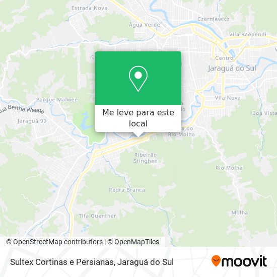 Sultex Cortinas e Persianas mapa