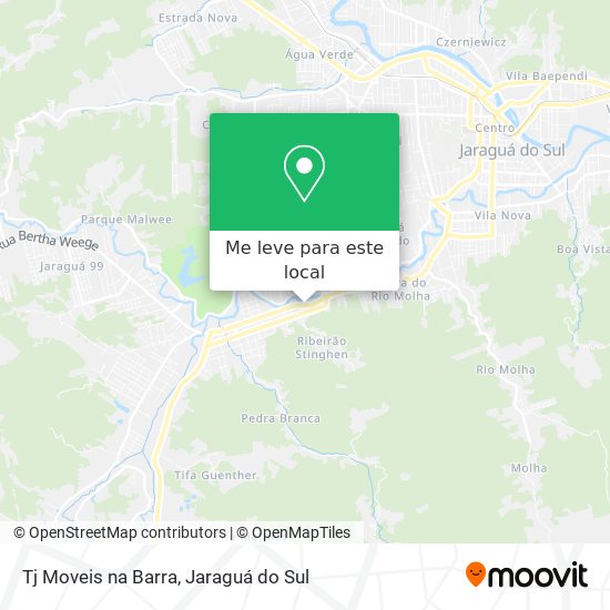 Tj Moveis na Barra mapa