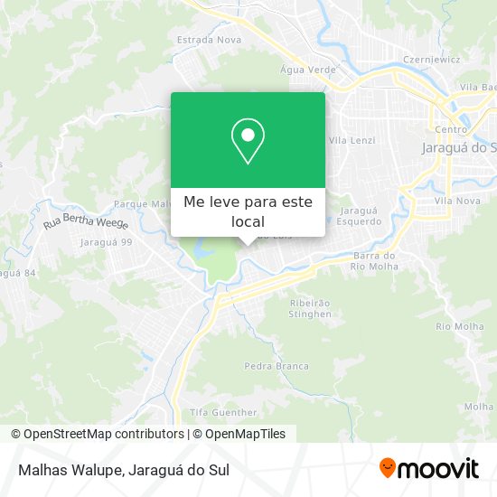 Malhas Walupe mapa