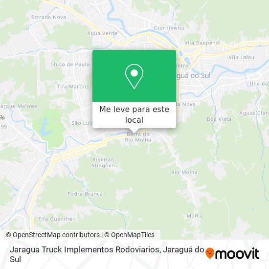 Jaragua Truck Implementos Rodoviarios mapa