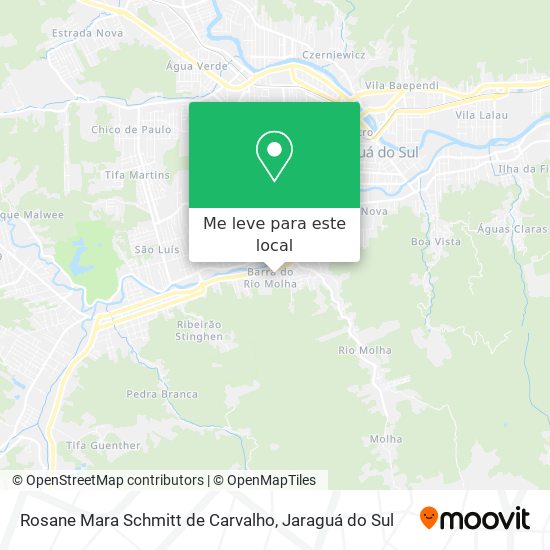 Rosane Mara Schmitt de Carvalho mapa