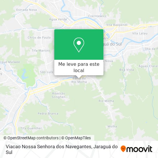 Viacao Nossa Senhora dos Navegantes mapa