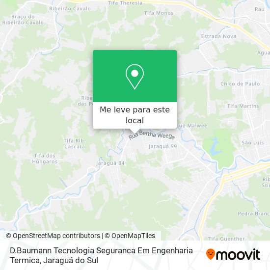 D.Baumann Tecnologia Seguranca Em Engenharia Termica mapa