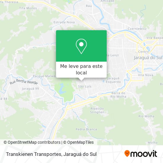 Transkienen Transportes mapa