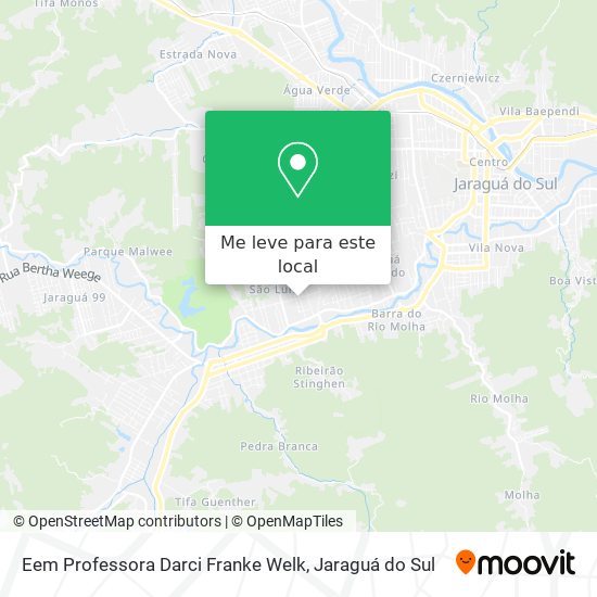 Eem Professora Darci Franke Welk mapa