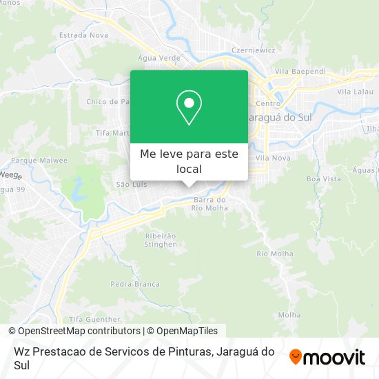 Wz Prestacao de Servicos de Pinturas mapa