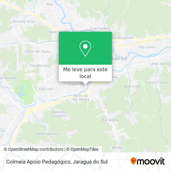 Colmeia Apoio Pedagógico mapa