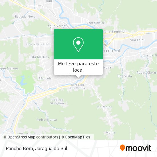 Rancho Bom mapa