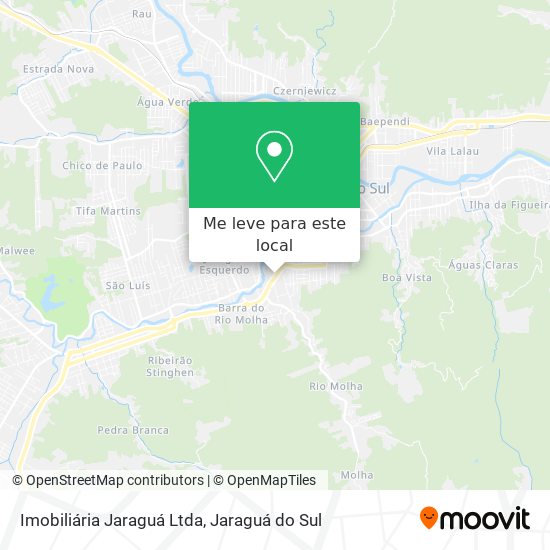 Imobiliária Jaraguá Ltda mapa