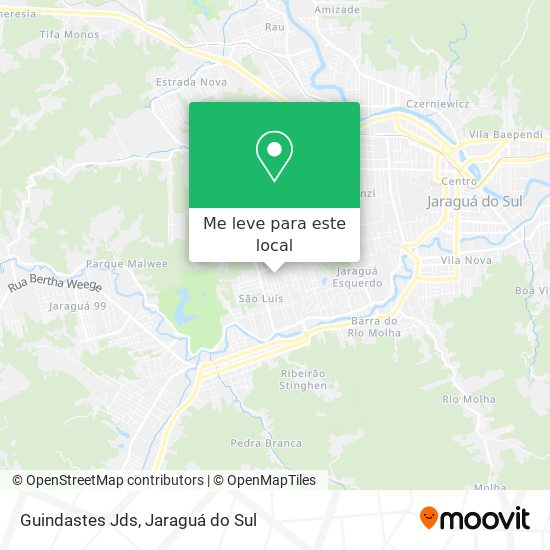 Guindastes Jds mapa