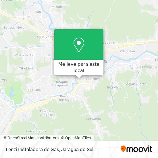 Lenzi Instaladora de Gas mapa