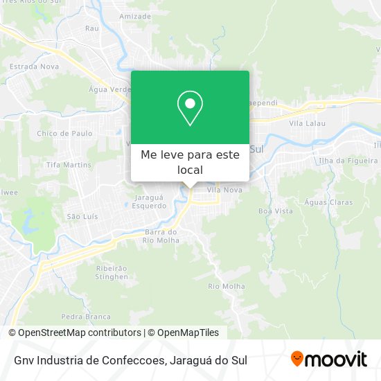Gnv Industria de Confeccoes mapa