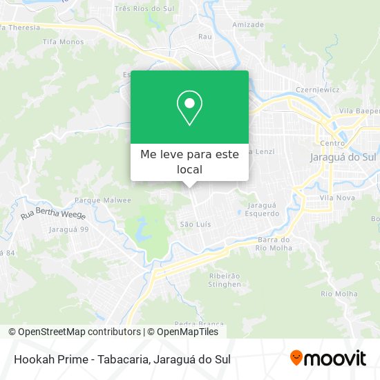 Hookah Prime - Tabacaria mapa